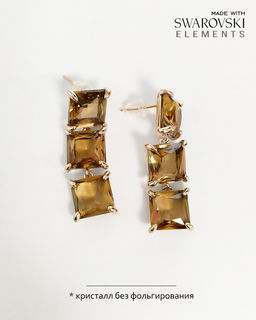 Серьги с кристаллами Swarovski