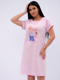 Сорочка "Пионы", трикотаж