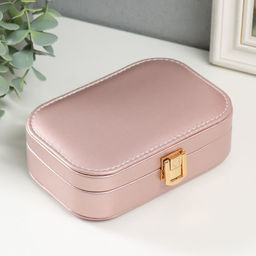 Шкатулка для украшений «Эмори», кожзам, розовый неон, 15×10×4.5 см