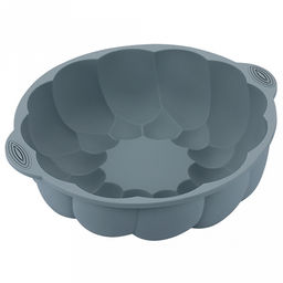 Форма для запекания "Linea Silicone" 27х24см, круглая, силикон, "Малинка", "Regent" (Китай)