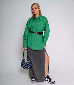 Рубашка #КТ3160 (7), зеленый - Dommod фото 4