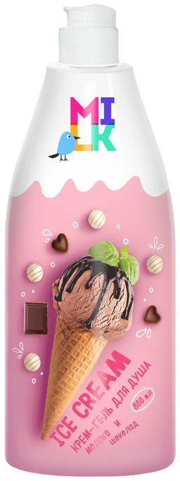 БИГ Милк Крем-Гель д/душа Молоко и Шоколад /Новый дизайн/ (800мл).8 / арт-54951/