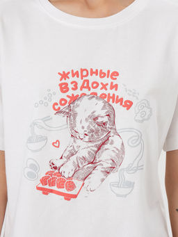 Комплект домашний Mark Formelle женский белый хлопок  фото 7