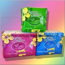 Тайские прокладки Beauty Comfort с лечебным эффектом 10 штук  Розовые  Вес брутто:110.00 г