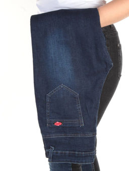 6626 DK. BLUE Джинсы зауженные женские ZAL