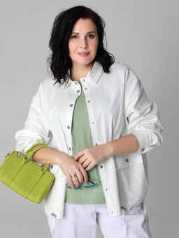 25230 Жакет белый