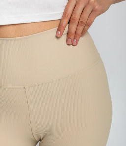 Леггинсы #КТ9991, светло-бежевый