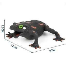 Фигурка Abtoys Юный натуралист Лягушки Лягушка (черная с красными пятнами), термопластичная резина  фото 4