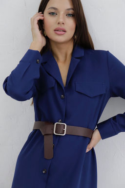 Платье-рубашка с английским воротником - Martichelli фото 386