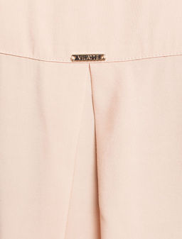 Блузка с коротким рукавом из вискозы с лиоцеллом - Vilatte фото 4