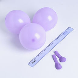 Воздушные шары латексные 5" «Макарун», 100 шт., сиреневые