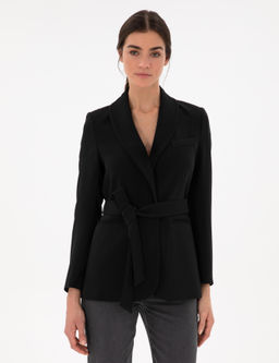 Siyah Regular Fit Ceket