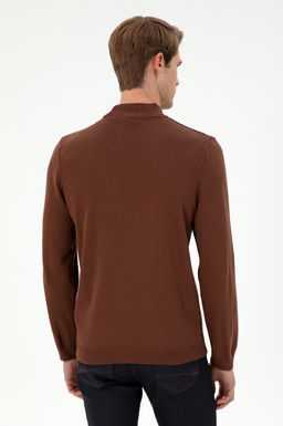 Мужской коричневый свитер Неожиданная скидка в корзине - U.s. polo assn фото 5