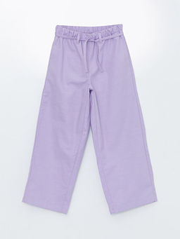 Beli Lastikli Wideleg K?z ?ocuk Pantolon