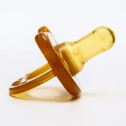 Пустышка цельносиликоновая, от 0 мес., классическая, Мишка - Крошка я фото 2