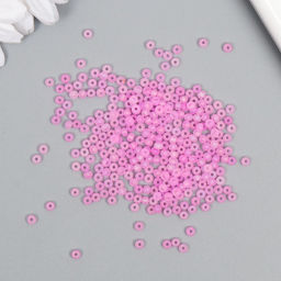 Цена за 2 шт. Бисер стекло 8/0 «Матовый полупрозрачный. Розовый зефир», 10 г