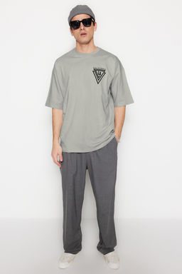 TRENDYOL MAN Oversize/Genis Kesim K?sa Kollu Sehir Bask?l? %100 Pamuklu T-Shirt TMNSS20TS1102 - Trendyolmilla фото 22