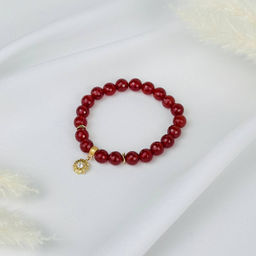 Браслет из Сердолика с подвеской