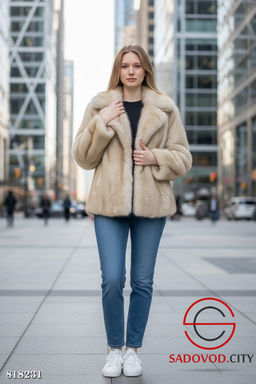 Шуба женская из искусственного меха