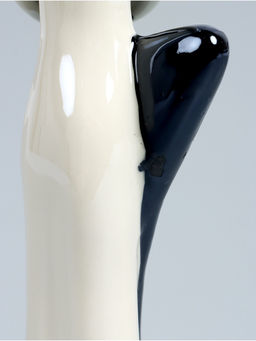 УЦЕНКА Фигурка керамика В объятиях любви, чёрно-белый, 24.6?11.8?6 см