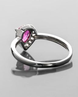 World of Gemstones. Кольцо с корундом рубинового оттенка,