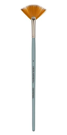 Кисть синтетика VISTA-ARTISTA 50235-08 веерная 10 шт короткая ручка №08