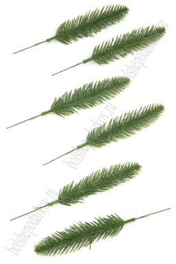 Веточка еловая 7 см (20 шт) SF-8017, зеленый №3