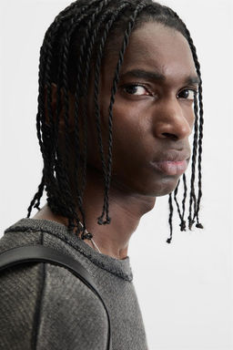 CONTRAST PRINT KNIT T-SHIRT - Zara фото 7