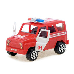 Машина инерционная «Пожарная охрана», с открывающимися дверьми