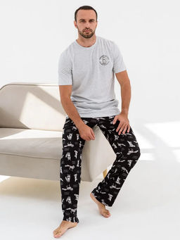 Пижама мужская меланжевый 2269 (10) - Росхалат фото 3