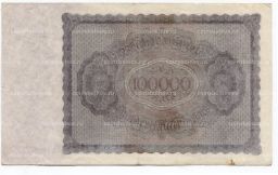 Банкнота 100000 марок 1923 года Германия