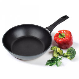 Сковорода с антипригарным покрытием д26см Maestro h7см, s2мм, дно д18,8см, s3,3мм, глубокая, кованный алюминий, бакелитовая ручка, TalleR (Китай) Подходит для всех видов плит, включая индукционную. - Домашняя мода фото 5