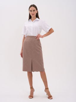 льняная юбка ЛЕН с ВИСКОЗОЙ - Трика фото 2