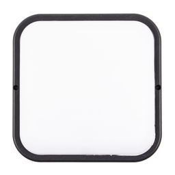 ULW-Q229 24W/4000K IP65 BLACK Светильник светодиодный влагозащищенный. Квадрат. Белый свет (4000K). 190?190?37мм. Корпус черный. ТМ Volpe
