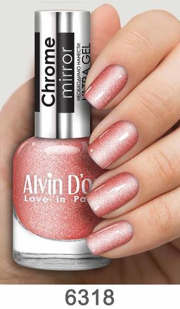 Alvin Dor Лак для ногтей Chrome mirror тон 6318 15мл