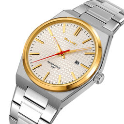 Часы наручные Skmei мужские кварцевые 9396silver-gold-silver