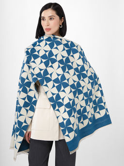 в составе ШЕРСТЬ и КАШЕМИР Большой, мягкий, теплый однотонный двусторонний палантин. - Tantino фото 6