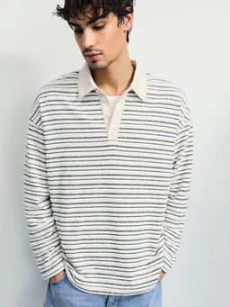 Джемпер с воротником поло / Zarina