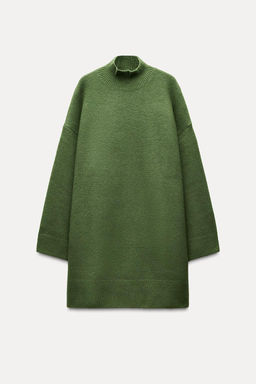 HIGH NECK KNIT DRESS - Zara фото 8