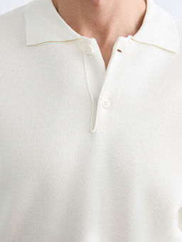 Polo Yaka Erkek Triko Kazak