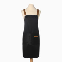 Фартук «Этель», чёрный, 69×74 см,100% п/э