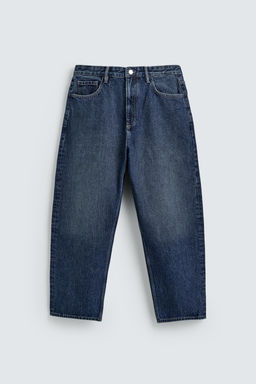 JEANS TAPERED WIDE FIT / Azul - Zara фото 8