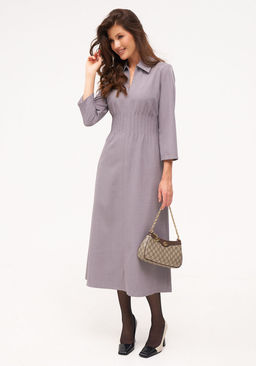 Платье KaVari 1089 серый  фото 6