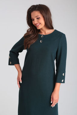 Платье AMORI 9784 темно зелёный  фото 2