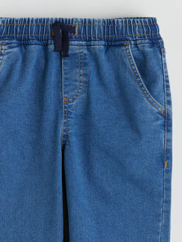 Beli Lastikli Erkek ?ocuk Jean Pantolon