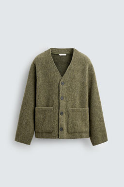 TEXTURED RELAXED FIT CARDIGAN - Zara фото 5