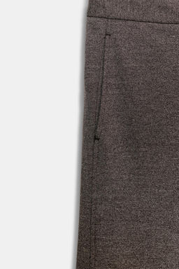 STRAIGHT-LEG HIGH-WAIST TROUSERS - Zara фото 8