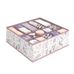 VAL BL-S15 Органайзер для белья универсальный без крышки, 15 секций, 32*32*12 см, BOTANIC LILAC, шт