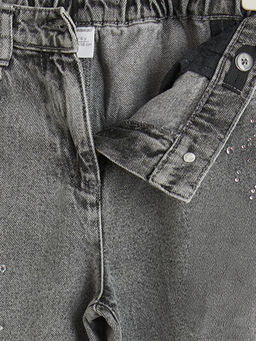 Ta? ??lemeli K?z ?ocuk Jean Pantolon