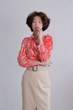 11529 Рубашка с супатной застёжкой красная - Martichelli фото 5